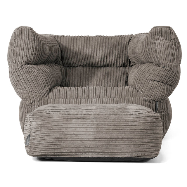 Albert Sitzsack Ohrensessel 2.0 - Cord Graphitgrau 02