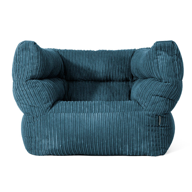 Albert Sitzsack Ohrensessel 2.0 - Cord Marineblau 01