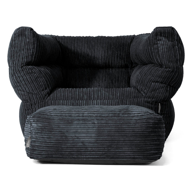 Albert Sitzsack Ohrensessel 2.0 - Cord Schwarz 02