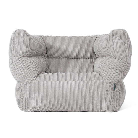 Albert Sitzsack Ohrensessel 2.0 - Cord Silbergrau 01