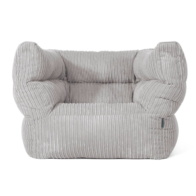 Albert Sitzsack Ohrensessel 2.0 - Cord Silbergrau 01