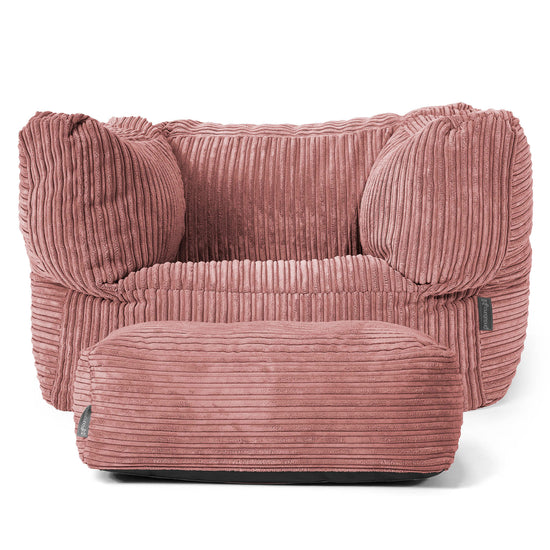 Albert Sitzsack Ohrensessel - Cord Pfirsich 02