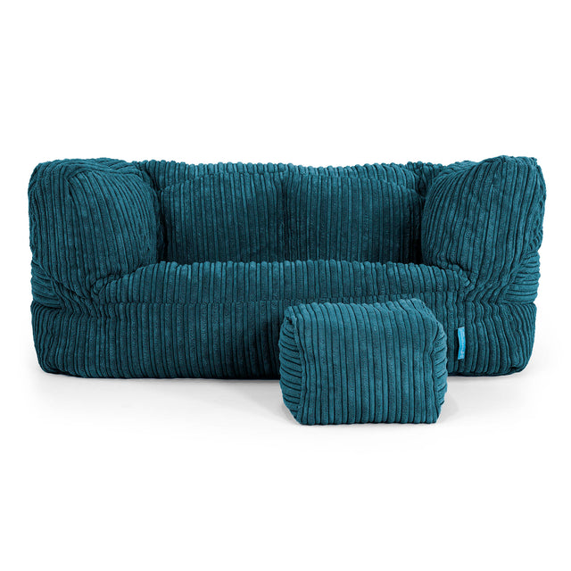 Kindersofa Albert 2-6 jahren - Cord Blaugrün_02
