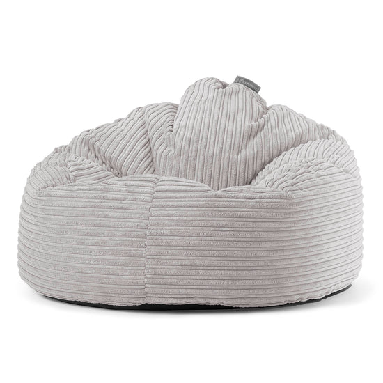 Archi Sitzsack - Cord Silbergrau 01