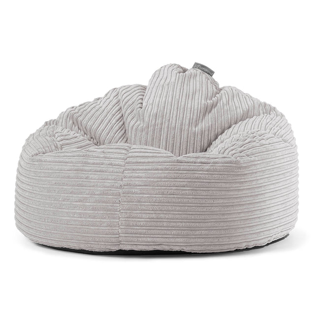 Archi Sitzsack - Cord Silbergrau 01