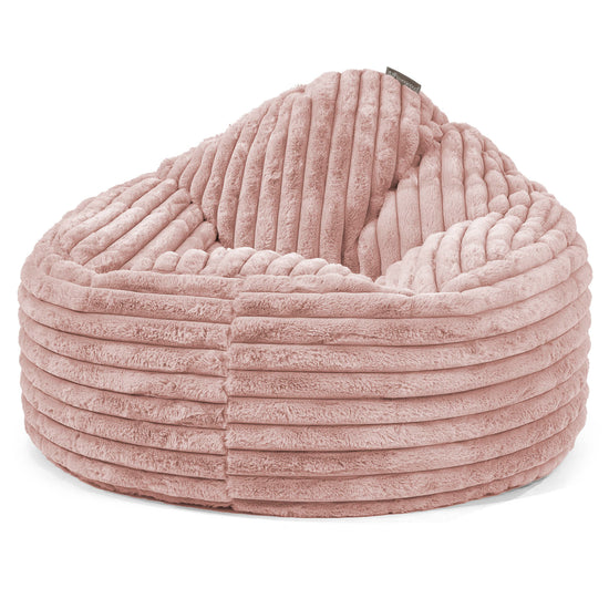 Archi Sitzsack - Ultra Plüsch Cord Pastellrosa 01