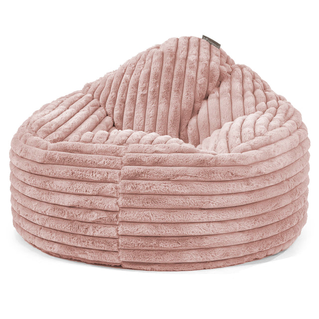 Archi Sitzsack - Ultra Plüsch Cord Pastellrosa 01