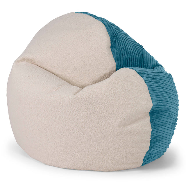 Flexiforma Kinder Sitzsackstuhl für Kleinkinder 1-3 Jahre Ersatz Bezug - Bouclé & Cord 01