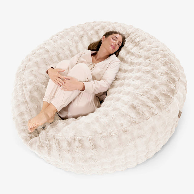 Mega-Mammoth Sofa Sitzsack XXL Ersatz Bezug - Bubble Pelz 01