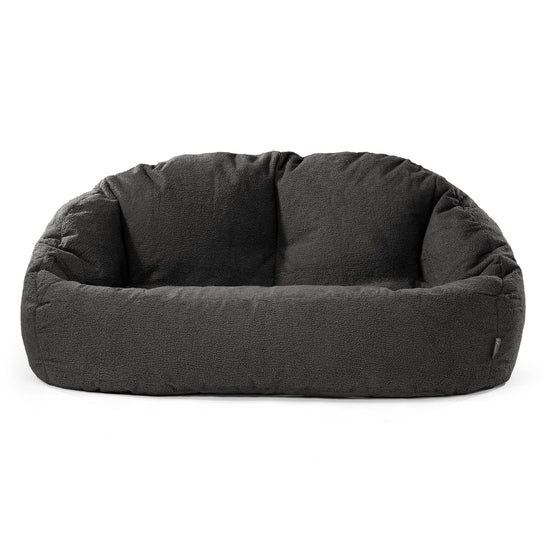 Bubble Sitzsack Sofa - Bouclé Graphitgrau 01
