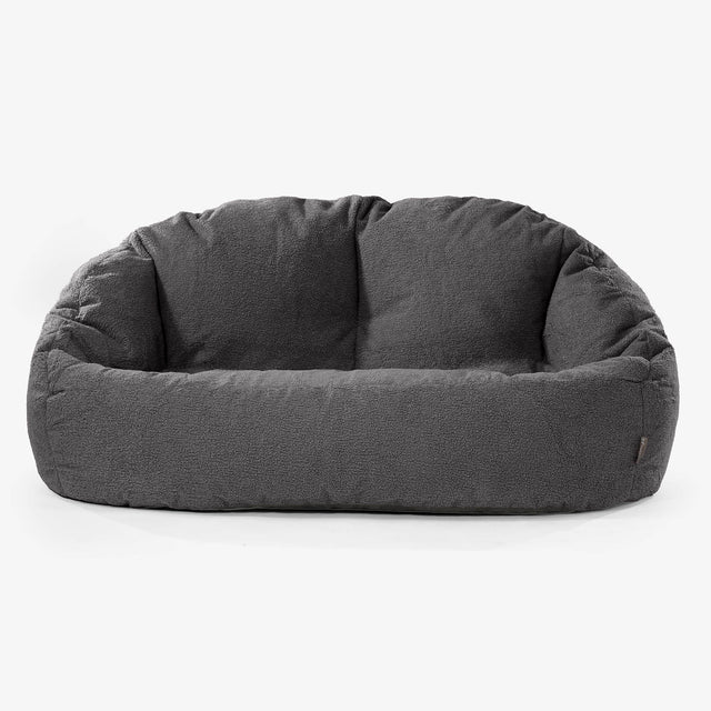 Bubble Sitzsack Sofa - Bouclé Graphitgrau 01