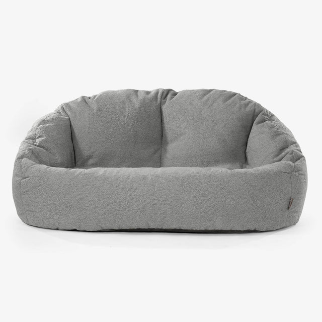Bubble Sitzsack Sofa - Bouclé Grau 01