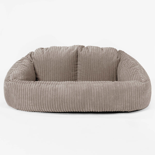Bubble Sitzsack Sofa - Cord Beigegrau 01