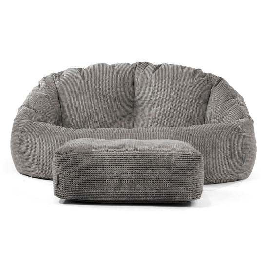Bubble Sitzsack Sofa - Pom-Pom Anthrazit 02
