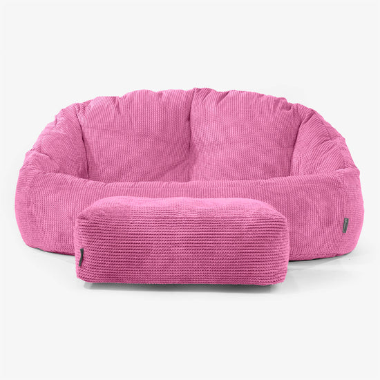 Bubble Sitzsack Sofa - Pom-Pom Pink 02