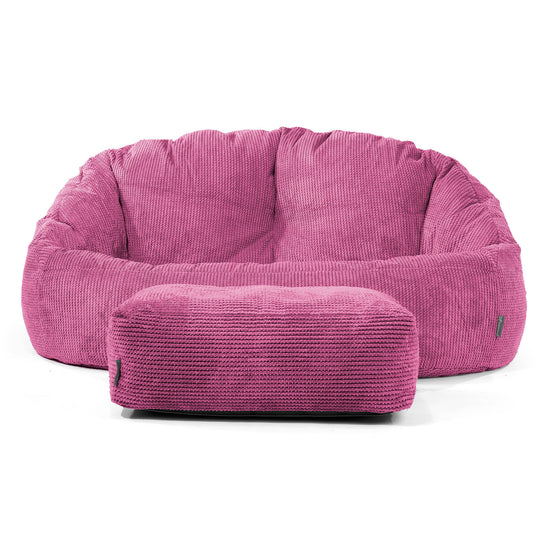 Bubble Sitzsack Sofa - Pom-Pom Pink 02
