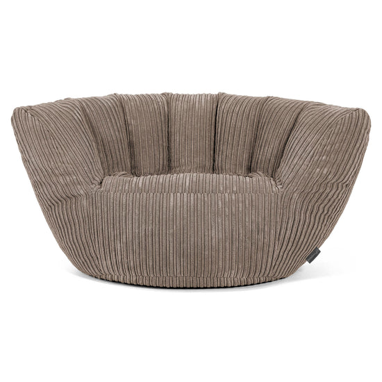 Charles Vintish Sitzsack - Cord Beigegrau 01