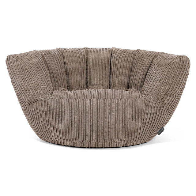 Charles Vintish Sitzsack - Cord Beigegrau 01