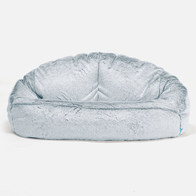 Kindersofa Bubble 2-6 jahren Ersatz Bezug - Kaninchen Kunstfell 01