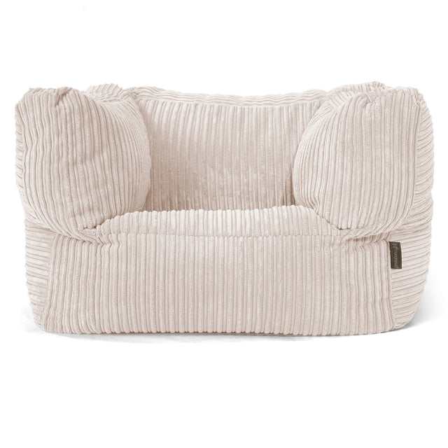 Albert Sitzsack Ohrensessel - Cord Elfenbein 01