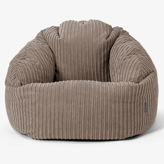 Bubble Sitzsack Sessel - Cord Beigegrau 01