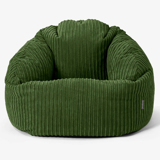 Bubble Sitzsack Sessel - Cord Nadelwaldgrün 01