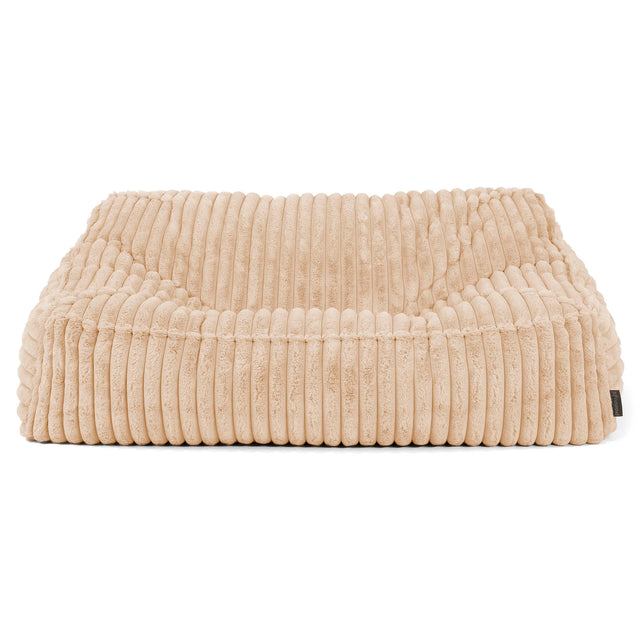 Das Slouchy Sitzsack Sofa - Ultra Plüsch Cord Pfirsich 02