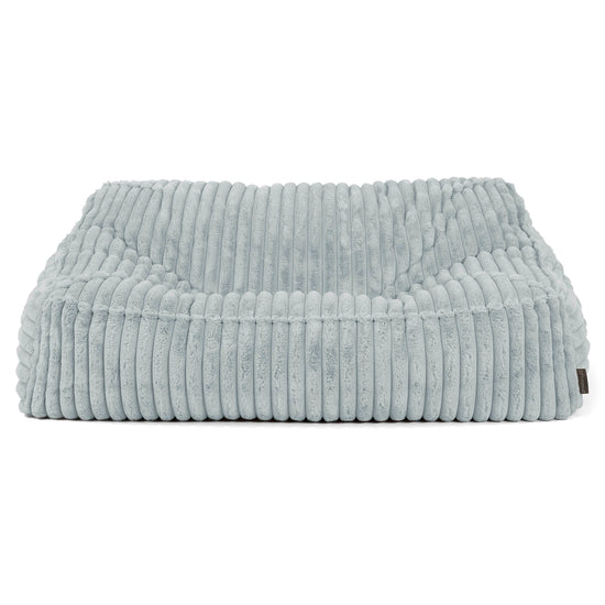 Das Slouchy Sitzsack Sofa - Ultra Plüsch Cord Taubenblau 02