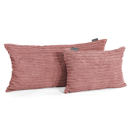 Dekokissen / Sofa Kissenbezug 35 x 50cm - Cord Pfirsich 03