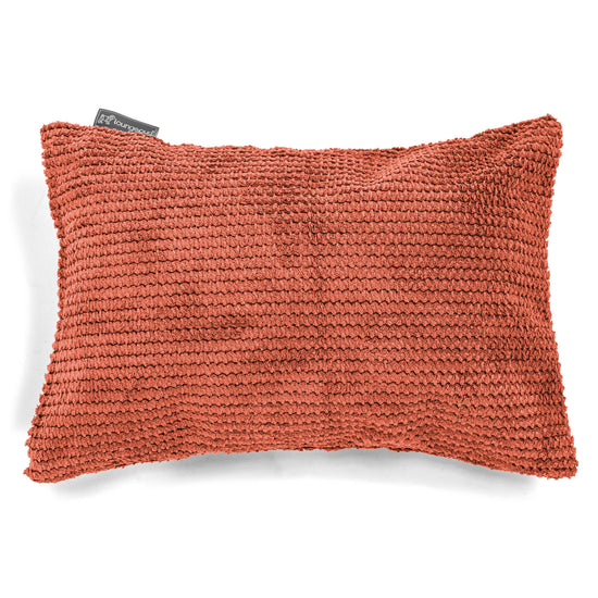 Dekokissen / Sofa Kissenbezug 35 x 50cm - Pom-Pom Kürbisorange 01