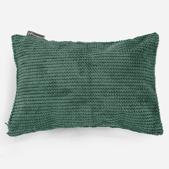 Dekokissen / Sofa Kissenbezug 35 x 50cm - Pom-Pom Moosgrün 01