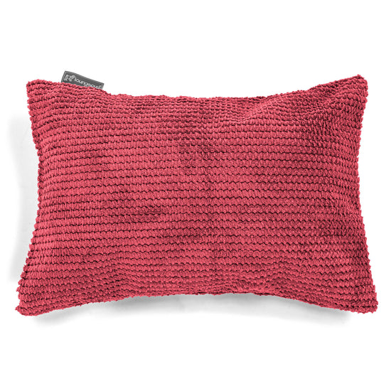 Dekokissen / Sofa Kissenbezug 35 x 50cm - Pom-Pom Pastellrot 01