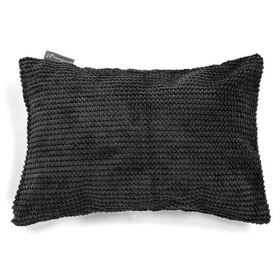 Dekokissen / Sofa Kissenbezug 35 x 50cm - Pom-Pom Schwarz 01