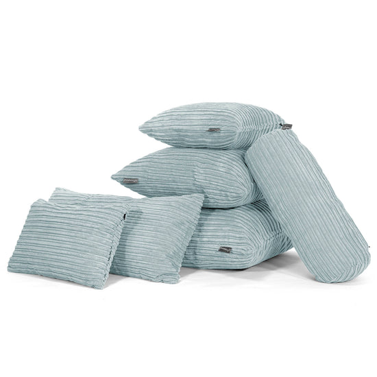 Dekokissen / Sofa Kissenbezug 47 x 47cm - Cord Mintgrün 04