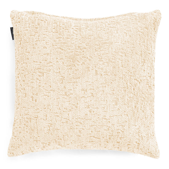 Dekokissen / Sofa Kissenbezug 47 x 47cm - Luxuriöser Chenille Elfenbein 01