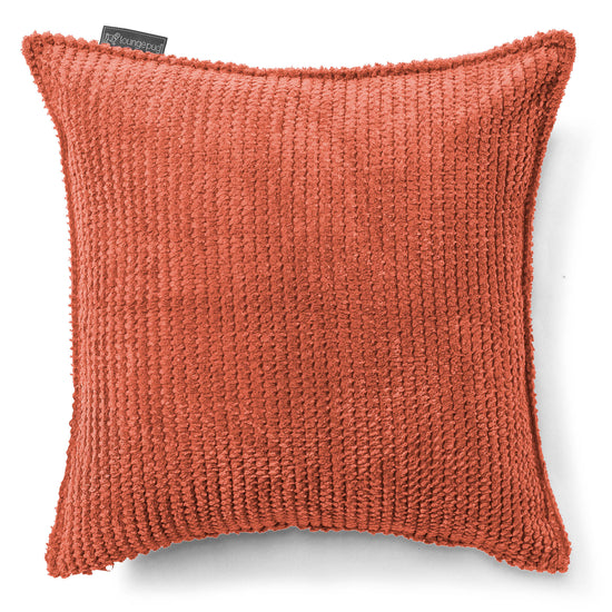 Dekokissen / Sofa Kissenbezug 47 x 47cm - Pom-Pom Kürbisorange 01