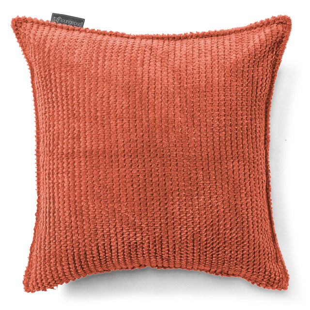 Dekokissen / Sofa Kissenbezug 47 x 47cm - Pom-Pom Kürbisorange 01