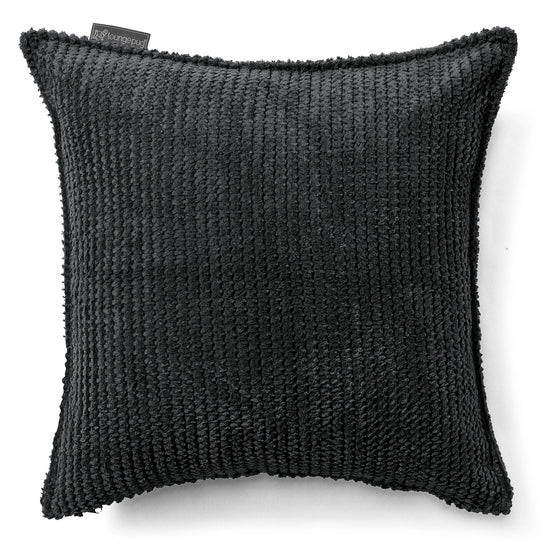 Dekokissen / Sofa Kissenbezug 47 x 47cm - Pom-Pom Schwarz 01