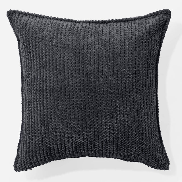Dekokissen / Sofa Kissenbezug 47 x 47cm - Pom-Pom Schwarz 01