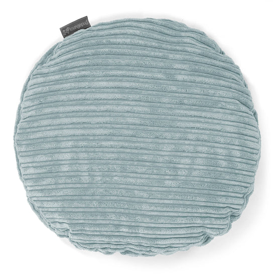 Dekokissen / Sofa Kissenbezug Rund 50cm - Cord Mintgrün 01