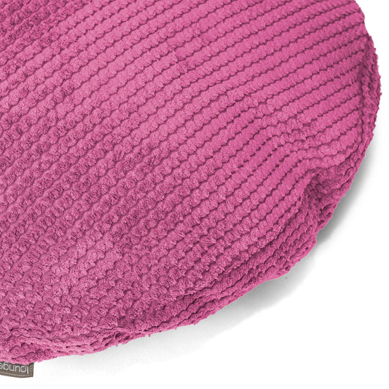 Dekokissen / Sofa Kissenbezug Rund 50cm - Pom-Pom Pink 02