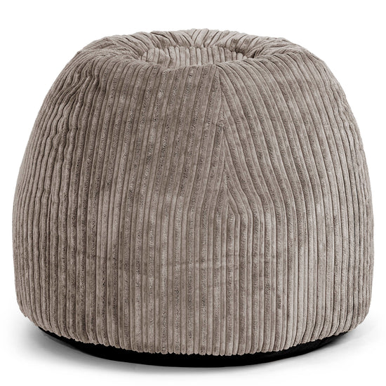 Schminktisch-Pouf-Hocker - Cord Beigegrau 02