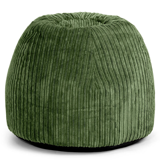 Schminktisch-Pouf-Hocker - Cord Nadelwaldgrün 02