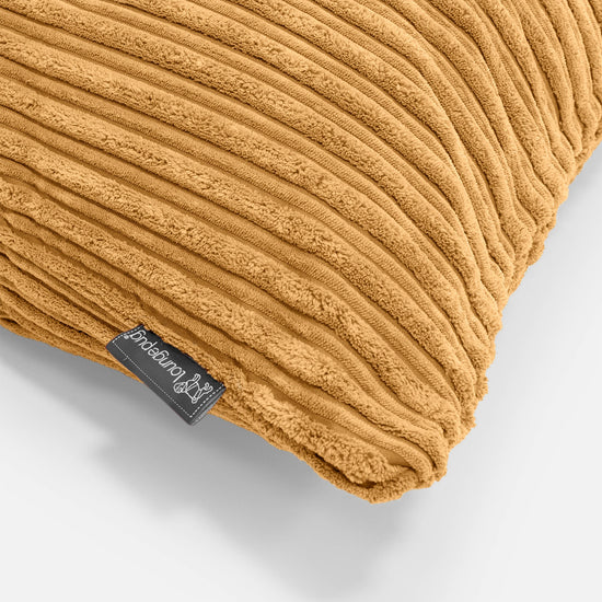 Extra Große Dekokissen / Sofa Kissenbezug 70 x 70cm - Cord Goldhonig 03