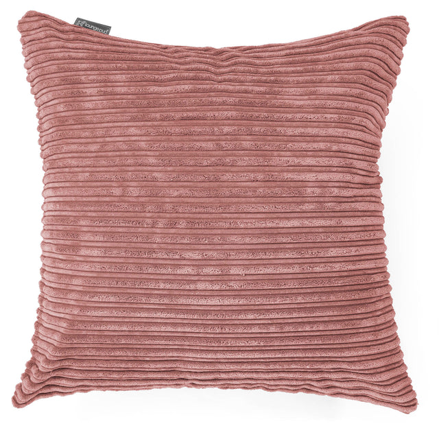 Extra Große Dekokissen / Sofa Kissenbezug 70 x 70cm - Cord Pfirsich 01