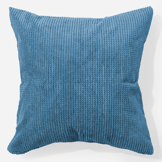 Extra Große Dekokissen / Sofa Kissenbezug 70 x 70cm - Pom-Pom Himmelblau 01
