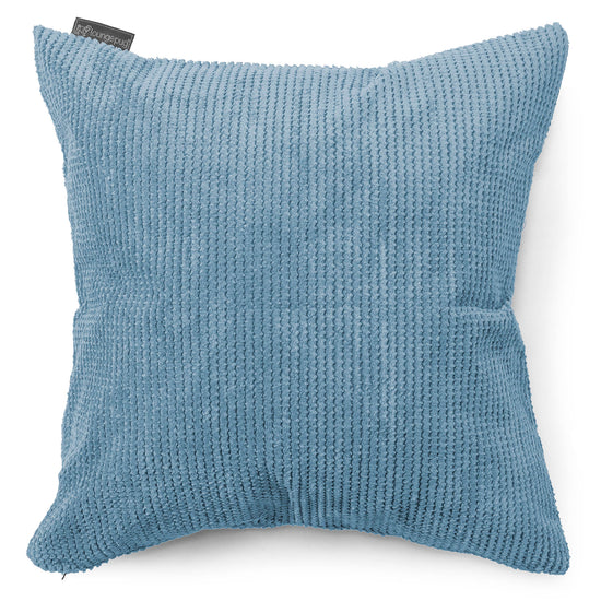 Extra Große Dekokissen / Sofa Kissenbezug 70 x 70cm - Pom-Pom Himmelblau 01