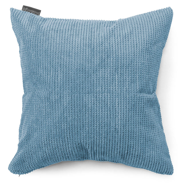Extra Große Dekokissen / Sofa Kissenbezug 70 x 70cm - Pom-Pom Himmelblau 01