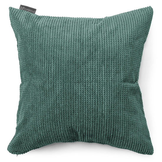 Extra Große Dekokissen / Sofa Kissenbezug 70 x 70cm - Pom-Pom Moosgrün 01