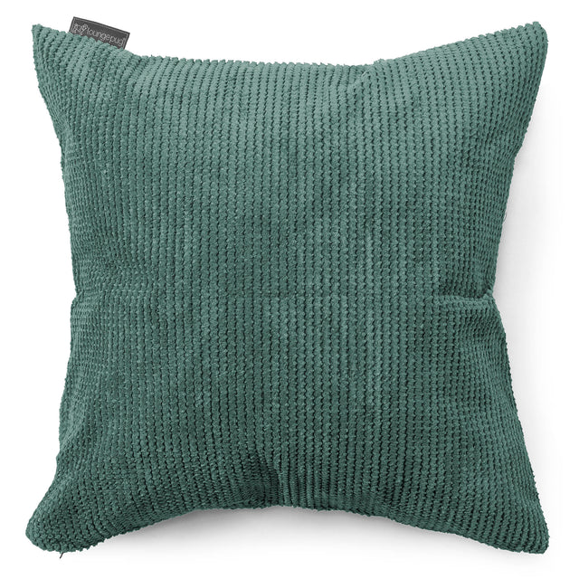 Extra Große Dekokissen / Sofa Kissenbezug 70 x 70cm - Pom-Pom Moosgrün 01